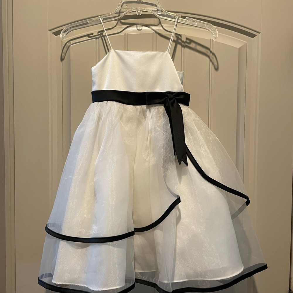 Alfred Angelo White and Cream Tiered Sundress for Wedding Guest